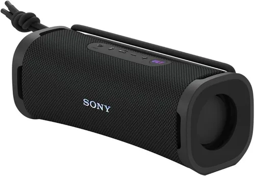 SONY ULT Field 1 Bluetooth-Lautsprecher schwarz - 22,5 W Musikleistung, spritzwassergeschützt und bis zu 12 Stunden Akkulaufzeit für unbeschwertes Musikvergnügen unterwegs