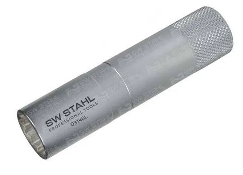 1x Zündkerzeneinsatz, 3/8 Zoll, 16 mm, 03146L SW-Stahl