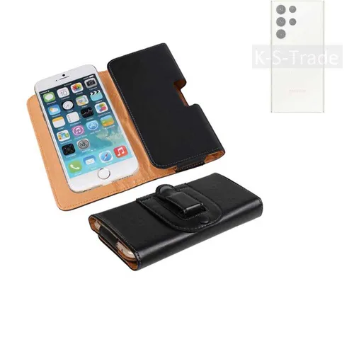 Gürtel Tasche für Samsung Galaxy S23 Ultra Schutz Hülle Holster Case schwarz