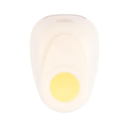 Motivstanzer Kreis Gezahnt, L Stanzer Runde Muschel, Motivlocher | Ausstanzung Ø3,75cm weiß