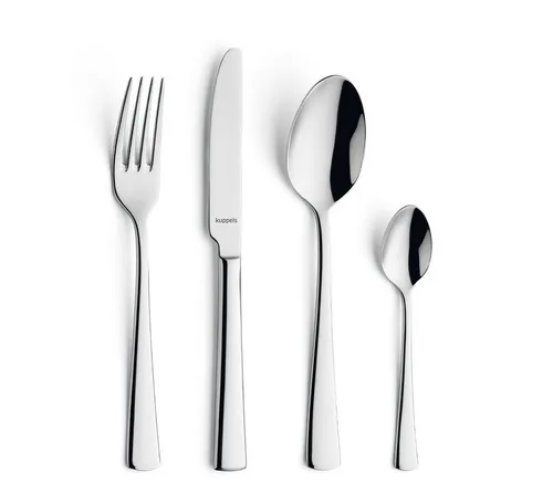 Kuppels 24-tlg. Besteckset FLAIR - Besteck-Sets mit harmonischem Design, liegt angenehm in der Hand und bietet eine ausgewogene Balance. Ideal für stilvolle Esstische!
