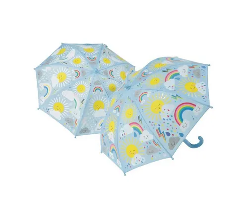suebidou Langregenschirm Magic Splash Farbwechsel Regenschirm für Kinder verschiedene Motive, Farbwechsel bei Regen