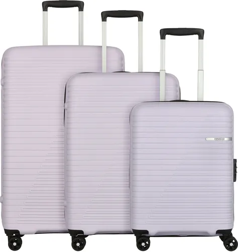 American Tourister Liftoff 4 Rollen Kofferset 3-teilig - Koffer Set aus robustem Polypropylen mit Dehnfalte, ideal für organisiertes Reisen. Perfekt für Abenteurer, die Stil und Komfort schätzen!