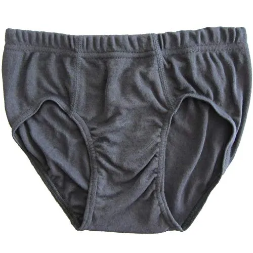 HERMKO 62850 Jungen Funktions Slip 'Athletic', Farbe:Graphit, Größe:164