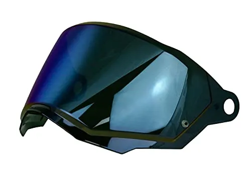 LS2 MX701 Explorer Visier – Pinlock vorbereitet, blau verspiegelt - Motorrad-Headsets mit Pinlock-Technologie für optimale Sicht und blauer Verspiegelung für stilvollen Schutz.