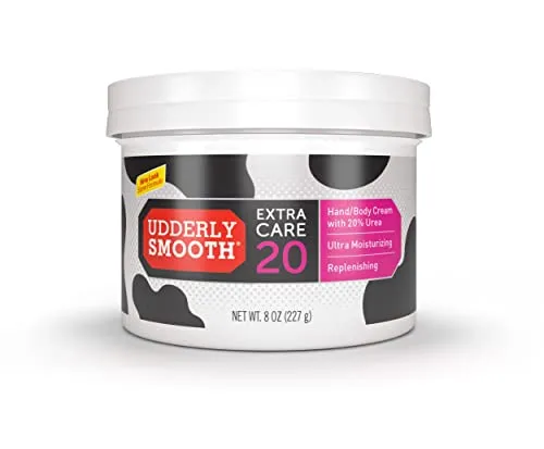 Udderly Smooth Extra Care Cream with 20% Urea, Replenishing, 8 Ounce by Udderly Smooth