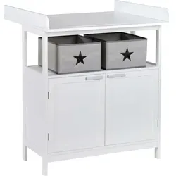 Roba Wickelkommode Hamburg, weiß in weiß von roba