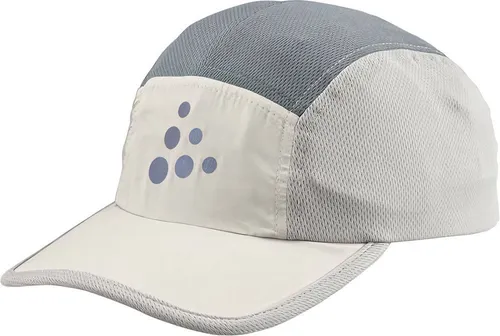 Craft Pro Hypervent Cap cloud/granite (922985) ONESIZE - Mützen und Caps für den Laufsport, bietet optimale Belüftung und individuellen Sitz dank elastischem Kordelzug – ideal für Läufer, die Komfort und Funktionalität suchen.