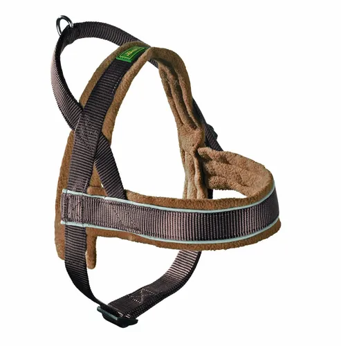 HUNTER Racing Norwegergeschirr, Braun und Cognac, 52-62 cm