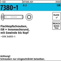 Flachkopfschrauben ISO 7380 -1 A 2 M 8x45 -T40 (200 Stück) - Schrauben, 200 Stück in bester Qualität, ideal für präzise Anwendungen in industriellen und handwerklichen Projekten.