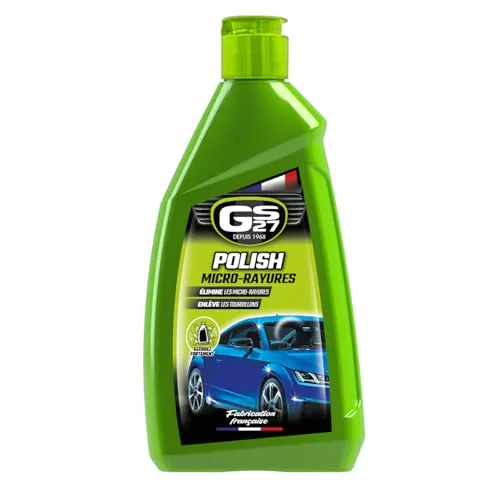 GS27 - Micro-Rayures Autopolitur – entfernt leicht Mikrokratzer und Unreinheiten von Karosserie, 500 ml, neutral