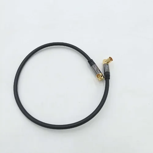 KabelDirekt Antennenkabel TV Kabel 90° gewinkelt Fernsehkabel Audio Verstärktes