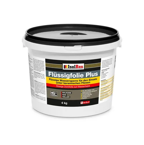Flüssigfolie PLUS Dichtfolie Profi Abdichtung Innenbereich Außenbereich 4 kg.