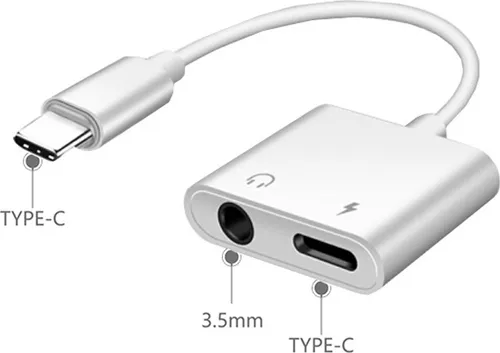 B53 USB 3.1 Typ C Stecker auf Buchse +Klinke Jack AUX 3,5mm Buchse Audio Adapter