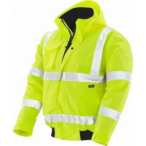 teXXor® Warnschutz-Pilotenjacke WHISTLER Gr.XL gelb - Kleidung: Hochsichtbare Pilotenjacke in leuchtendem Gelb, ideal für Sicherheit im Arbeitsumfeld, Größe XL und aus robustem Polyester gefertigt.