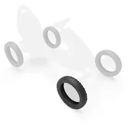 BERG Rally Ersatzteil Reifen 12x2.50-9 All Terrain - Zubehör für Kinderfahrzeuge, robuster All Terrain Reifen für optimalen Grip und Fahrspaß auf jedem Untergrund.