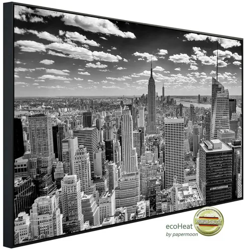 Papermoon Infrarotheizung INFRAROT-BILD-HEIZUNG Manhattan Panorama - Elegante Infrarotheizung mit individuell gestaltbarem Motiv, TÜV-Rheinland zertifiziert. Bietet angenehme Strahlungswärme für Ihr Zuhause, ideal für Wand- oder Deckenmontage.
