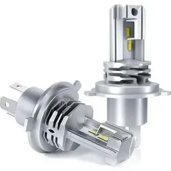 H4 6000k LED-Lampen für Fern- und Abblendlicht – Umrüstsatz für Autos – 2 Stück