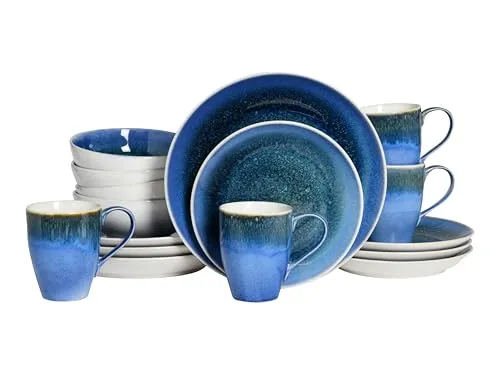 CreaTable Caldera Kombiservice 16-tlg (Blau) in blau von CreaTable