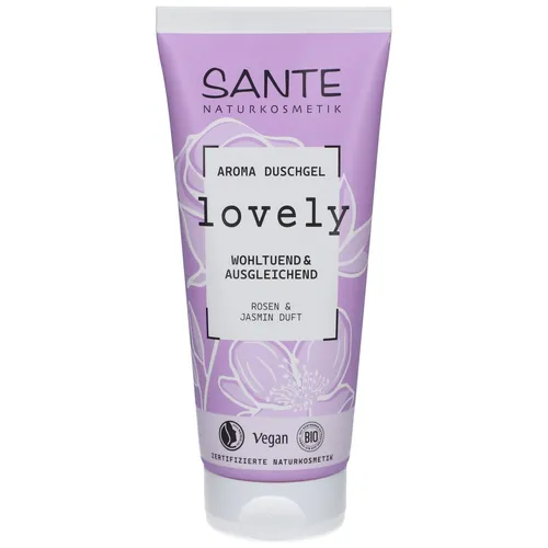 SANTE® Aroma Duschgel lovely Rose & Jasmin – wohltuend & ausgleichend