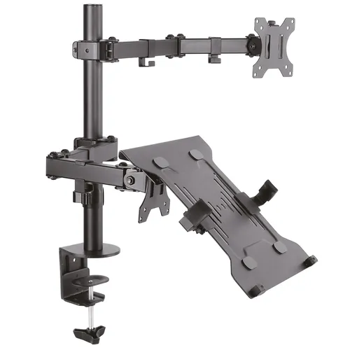 Monitorhalterung mit Ablage für Laptop und PC