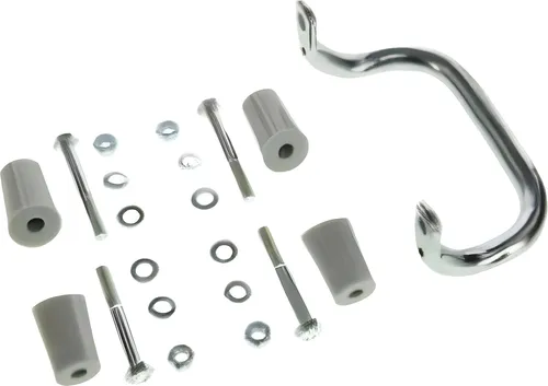 SET Anbauteile zum Gepäckträger mit Aufbockgriff für KR51 - graue Distanzstücke
