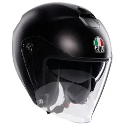 AGV E2206 Jet Helm Irides Mono Matt Edel Bronze Größe M - Motorradhelm mit Sonnenschutzblende und Anti-Kratz-Visier, ideal für stilbewusste Fahrer. Leicht und komfortabel, perfekt für den urbanen Einsatz.
