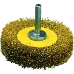 Rundbürste Messing gewellt 30x6mm