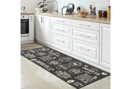 Carpetia Küchenläufer Küchenteppich Modern, rechteckig, Höhe: 5 mm, rutschhemmender Rücken, pflegeleicht, robust