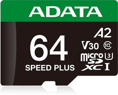 ADATA MicroSDXC 64 GB Speed Plus + SD-Adapter