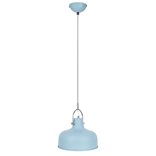 NOWA Hängeleuchte ROMI – Elegante Pendelleuchte für Esszimmer und Wohnzimmer - Die stilvolle Hängeleuchte ROMI aus blau verchromtem Metall sorgt für einladendes Licht über Esstischen und Kücheninseln. Mit E27-Fassung individuell gestaltbar – perfekte Ergänzung für modernes Wohnen.