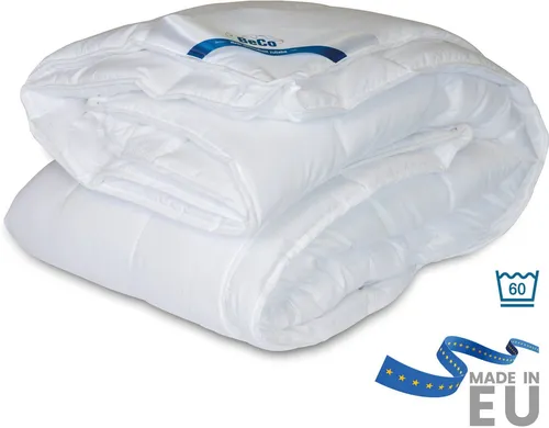 Beco Microfaserbettdecke Royal Soft Duo 135x200 cm - Winterdecken mit Peach-Touch-Veredelung für kuschelige Wärme und exzellente Klimaeigenschaften, ideal für Allergiker und ganzjährig nutzbar.