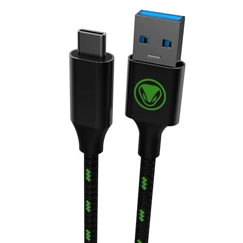 snakebyte USB 3.2 CHARGE & DATA CABLE X - lizensiertes Lade- & Datenkabel, ultra-schnelle 10 Gbits/s Übertragungsrate, Schnellladung von Xbox Controllern, 2 Meter Kabellänge, 5 Jahre Garantie