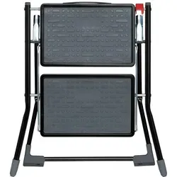 2-stufige Metallleiter