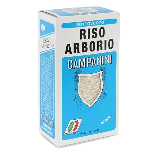Risera Campanini Risotto Reis 500 g – Risottoreis aus Italien, Riso Arborio Reis, cremiges Risotto