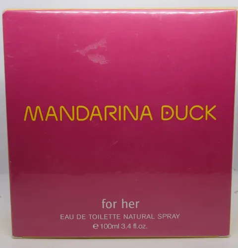 Mandarina Duck for Her 100 ml Eau de Toilette - Zitrischer Damenduft mit einer verführerischen Mischung aus Jasmin und Pfingstrose, ideal für selbstbewusste Frauen, die Frische und Eleganz suchen.