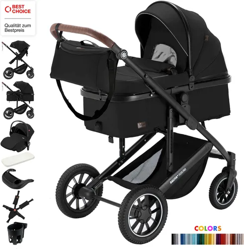 Daliya® FLEXI-PRO M 3in1 Kinderwagen & Buggy mit i-Size Babyschale - Erlebt den vielseitigen Daliya FLEXI-PRO M! Dieser 3-in-1 Kinderwagen überzeugt mit einfacher Handhabung und einer abnehmbaren Babywanne. Ideal für moderne Familien, die Komfort und Flexibilität schätzen.