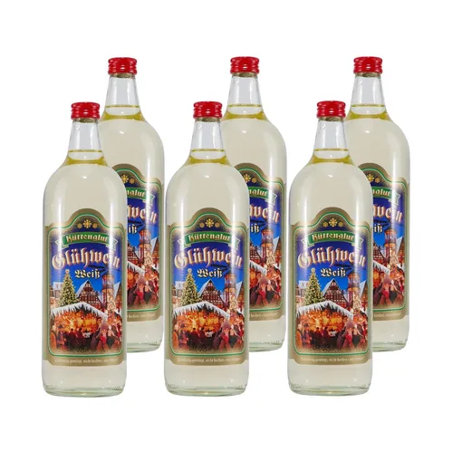 Hüttenglut Glühwein-Weiß (6 x 1,0L)