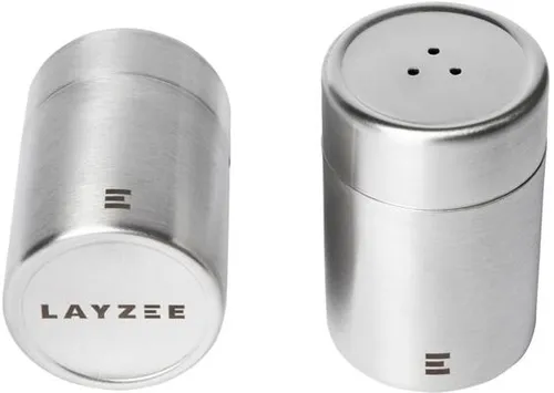 Layzee Salz- & Pfefferstreuer, 2er Set, Edelstahl
