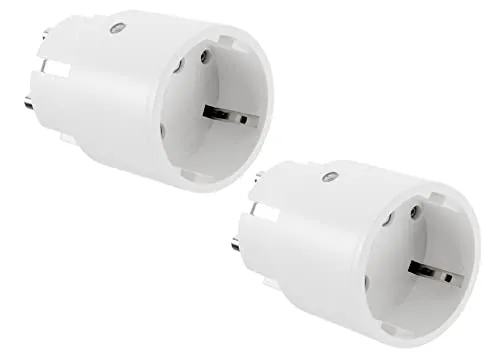 ChiliTec Funksteckdose 2 Stück Pilota Casa 2300Watt Überlastschutz bis 70m Reichweite Zusatz Steckdosenset