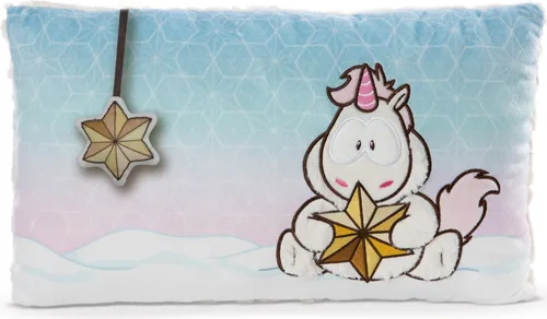 Nici 48167 Kissen Einhorn Theodor in blau von NICI