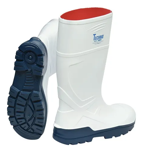 Stiefel VITAN Gr.46 weiß S4 CI SRC EN20345 - Arbeitsschuhe: Leichte und rutschhemmende Sicherheitsstiefel aus Polyurethan mit korrosionsfreier Stahlkappe, ideal für extreme Bedingungen und hohen Tragekomfort.