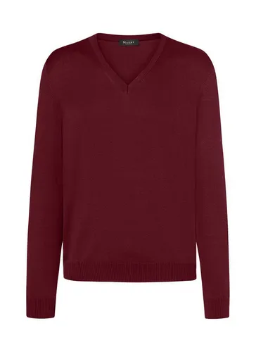 MAERZ Muenchen Strickpullover - Weinrot, Größe 48 - Stylischer Strickpullover aus 100% Wolle, warm und bequem - perfekt für kalte Tage!