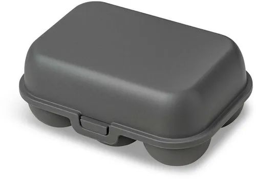Koziol Eggs To Go Eierbox, 6er, ash grey