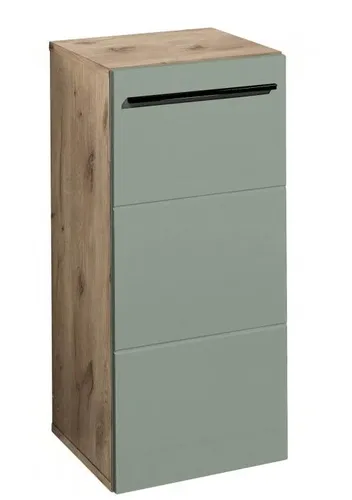 Mid.you Unterschrank in Grün - Eiche Holzwerkstoff - Bad-Kommoden mit 1 Fächer, stehend und einzeln stellbar, ideal für stilvolle Badezimmergestaltung, Made in EU.