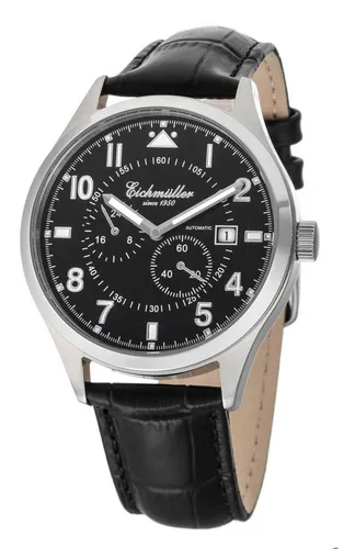Eichmüller Automatikuhr RE7009 - Elegante Herrenuhr mit Lederband - Herrenuhren mit Automatik-Antrieb, 41 mm Gehäuse, elegantes Design und bis 5 atm wasserdicht, perfekt für stilbewusste Männer.