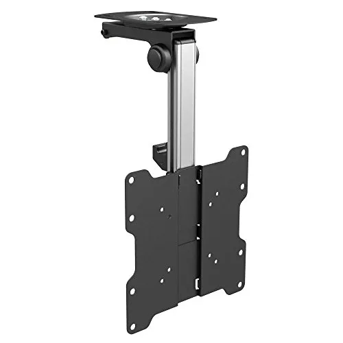 PureMounts PM-SLOPE-37 Premium Deckenhalterung für Fernseher, optimal für Dachschrägen, neigbar max. 105°, höhenverstellbar, Traglast: max. 20kg, VESA bis 200x200, universell