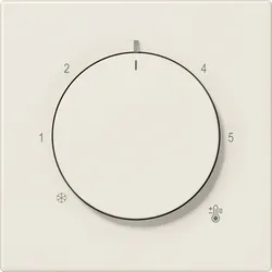 Jung LS1749BF Abdeckung für Thermostat, Thermoplast, Serie LS, weiß