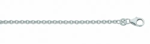Adelia's 925 Silber Anker Halskette für Damen - Ketten ohne Anhänger, hochwertige 925 Silberqualität mit einem stabilen Federringverschluss für sicheren Halt und zeitlosen Stil.