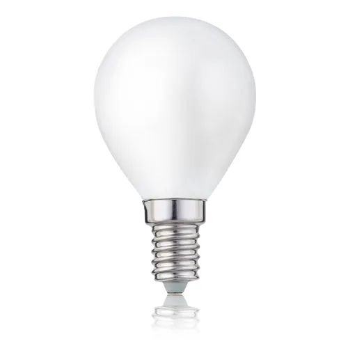 LED-Tropfenlampe G45, E14, 2,2 W, Glas matt, 250 lm von Hellum